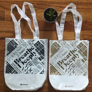 Set of TWO Lululemon Athletics bags